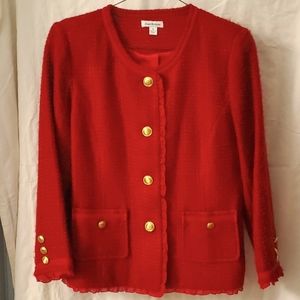 Joan Rivers Boucle Tweed Jacket